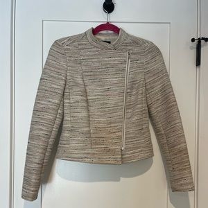 Beige J. Crew suit jacket